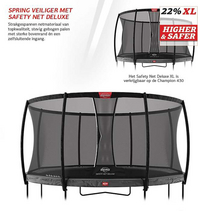 Berg trampolineset Champion Ø 3,30 m Black-Artikeldetail