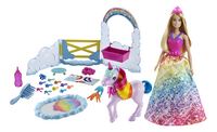 Barbie speelset Dreamtopia Unicorn met pop