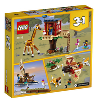 LEGO Creator 3-in-1 31116 Safari wilde dieren boomhuis-Achteraanzicht