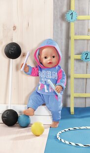 BABY born joggingpak blauw - 43 cm-Afbeelding 1