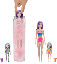 Barbie Color Reveal Tie-Dye Fashion Maker met 2 poppen-Afbeelding 1
