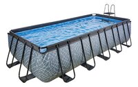 EXIT piscine avec filtre à cartouche L 5,4 x Lg 2,5 x H 1,22 m Stone