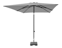 Madison aluminium parasol Denia 2 x 2 m lichtgrijs