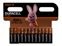 Duracell Plus AAA-batterij - 12 stuks