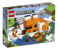 LEGO Minecraft 21178 Le refuge renard-Côté gauche