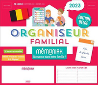 Mémoniak Le bloc mensuel organiseur familial 2023