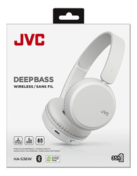JVC bluetooth hoofdtelefoon HA-S36W wit