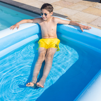 Swim Essentials zwembad Family blauw L 3 x B 1,85 x H 0,56 m-Afbeelding 1