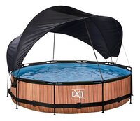 EXIT piscine avec dôme pare-soleil Ø 3,6 x H 0,76 m-Détail de l'article
