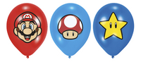 Ballon Super Mario - 6 stuks