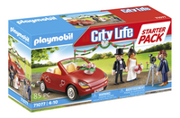 PLAYMOBIL City Life 71077 Starter Pack Couple de mariés avec photographe et voiture