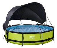 EXIT piscine avec dôme pare-soleil Ø 3,6 x H 0,76 m-Détail de l'article