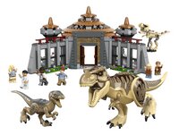 LEGO Jurassic World 76961 Bezoekerscentrum: T. rex & raptor aanval-Vooraanzicht