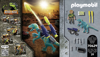 PLAYMOBIL Dino Rise 70629 Uncle Rob - bewapenen voor de strijd-Achteraanzicht