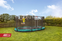 Berg trampoline enterré avec filet de sécurité Grand Champion Inground L 5,20 x Lg 3,45 m Green-Image 7