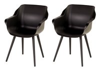 Hartman Chaise de jardin Sophie Studio noir - 2 pièces-commercieel beeld