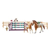 Schleich Figuur HORSE CLUB Lisa’s toernooitraining-Vooraanzicht