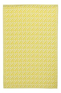 Tapis d'extérieur ligné L 180 x Lg 120 cm jaune