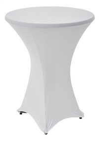Housse stretch pour mange debout Ø 80 cm blanc