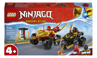 LEGO Ninjago 71789 Le combat en voiture et en moto de Kai et Ras
