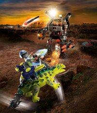 PLAYMOBIL Dino Rise 70626 Saichania et Robot soldat-Image 6