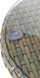 Balkonset wicker lichtgrijs-Artikeldetail