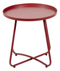 Table d'appoint ronde rouge