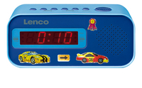 Lenco wekkerradio CR-205 blauw