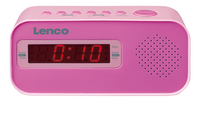 Lenco wekkerradio CR-205 roze