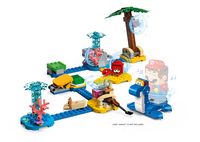 LEGO Super Mario 71398 Uitbreidingsset: Dorries strandboulevard-Vooraanzicht