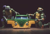 Teenage Mutant Ninja Turtles Leonardo & 1962 Volkswagen bus-Afbeelding 7