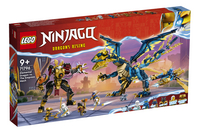 LEGO Ninjago 71796 Le dragon élémentaire contre le robot de l’impératrice-Côté gauche
