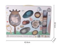 Jouets de bain Soft Toys 22 pièces couleurs pastel-Image temporaire