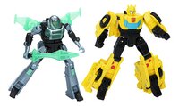 Hasbro Transformers EarthSpark Cyber-Combiner Bumblebee et Mo Malto-Avant