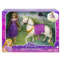 Mattel Set de jeu Disney Princess Rapunzel et Maximus