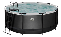 EXIT piscine avec filtre à sable Ø 3,6 x H 1,22 m Black Leather-Détail de l'article