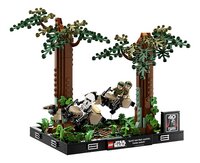 LEGO Star Wars 75353 Endor speederachtervolging diorama-Vooraanzicht