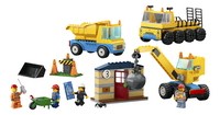 LEGO City 60391 Les camions de chantier et la grue à boule de démolition-Avant