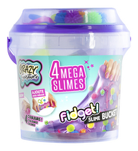 Crazy Sensations Fidget! Slime Bucket 4 Mega Slimes