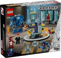 LEGO Marvel Le laboratoire d’Iron Man : la salle des armures 76315-Arrière