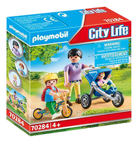 PLAYMOBIL City Life 70284 Mama met kinderen-Linkerzijde