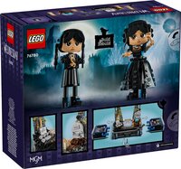 LEGO Wednesday: Wednesday Addams figuur 76780-Achteraanzicht