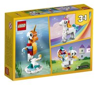 LEGO Creator 3 en 1 31140 La licorne magique-Arrière