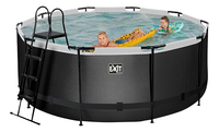 EXIT piscine avec filtre à sable Ø 3,6 x H 1,22 m Black Leather-Image 2