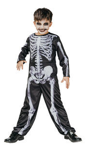 Verkleedpak omkeerbaar skelet/clown maat 146