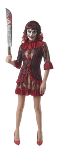 Déguisement clown d'horreur robe taille unique