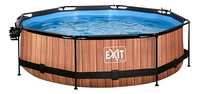 EXIT zwembad met overkapping en zonnedak Ø 3 x 0,76 m Wood-Artikeldetail