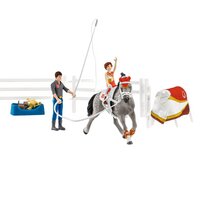 Schleich Figurine Kit de voltige équestre HORSE CLUB Mia-Avant