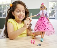 Barbie Princess Adventure Prinsessen Barbie Pop met Modieuze Accessoires-Afbeelding 1