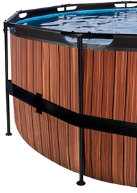 EXIT piscine avec filtre à cartouche Ø 4,27 x H 1,22 m Wood-Détail de l'article